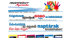 Desktop Screenshot of egyedifalinaptar.hu